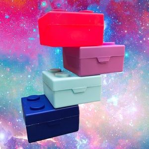 lego inspired stackable trinket boxes
